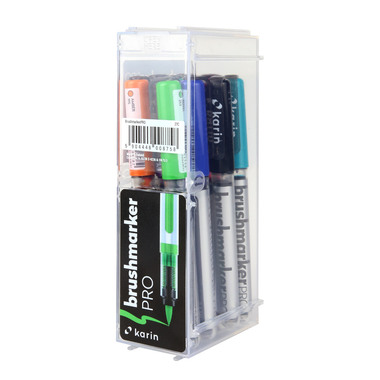 KARIN Brush Marker PRO 27C Basic colours 12 pezzi