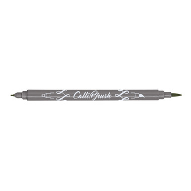 ONLINE Callibrush Pen Double Tip 2mm 19071/6 Olive