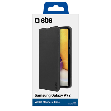 Bookcase mit Kartenfächern für das Samsung Galaxy A72