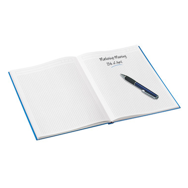 LEITZ Carnet WOW A5 46281036 quadril., 90g blau