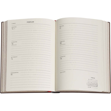 PAPERBLANKS Agenda Morris Windrush 2026 FD0684-9 1S/2P HOR Midi SC AL 13x18cm