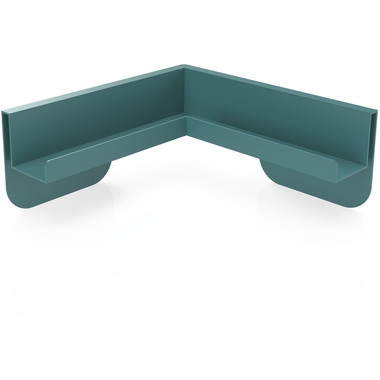 MAGNETOPLAN Eckablageschale Infinity Wall 114665021 wasserblau