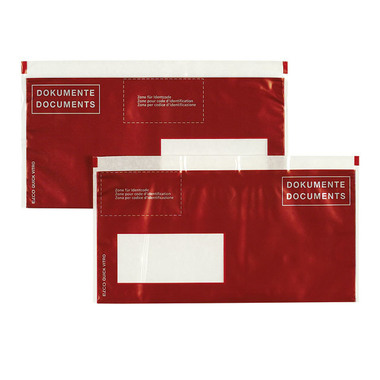 ELCO Pochett. Cour.Quick Vitro C6/5 29028.80 rouge, fenêtre gauche 250 pcs.