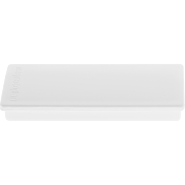 MAGNETOPLAN Support. magnét. réctangle 1665100 blanc 10 pcs.