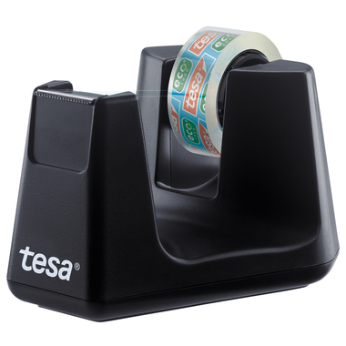 TESA Tischabroller EasyCut ecoLogo 539040000 Smart, schwarz,1 Rl.eco&clear