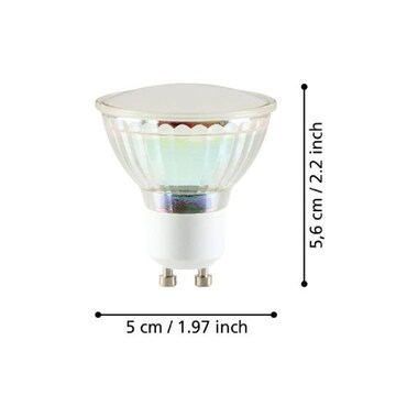 EGLO Leuchten Lampada 4.6 W GU10 Bianco caldo