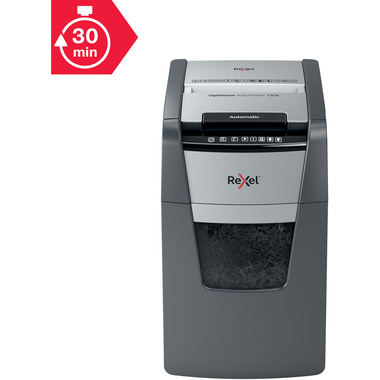 REXEL Aktenvernichter Optimum AF+ 2020130XCH 130X, P-4, 44lt
