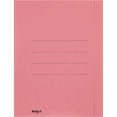 BIELLA Einlagemappe m. Klappe A4 25040145U rot 240g/m2 50 Stück