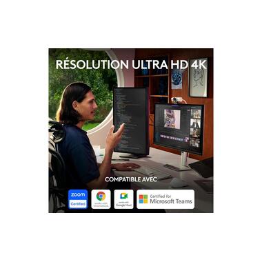 Logitech Webcam MX Brio 4K Pale Grey