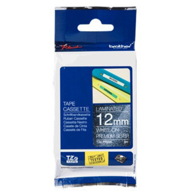 PTOUCH Band weiss/silber TZEPR935 PT-P710BT 12mm