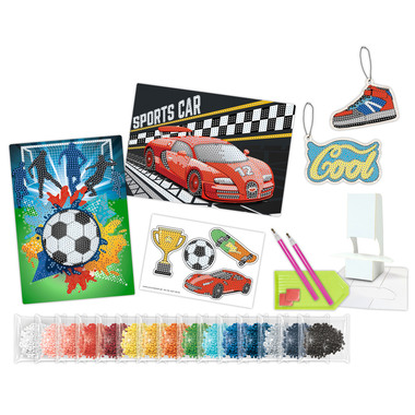 URSUS Diamond Sticker Sports 43510003 2 Karten, 2 Anhänger