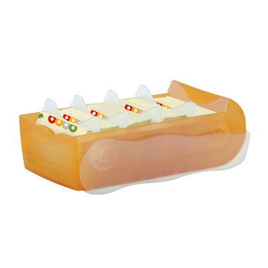 HAN Karteibox Croco A7 998-643 orange 12.1x8.5x24.6cm