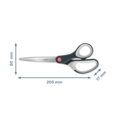 LEITZ Ciseaux Titan Cosy 5332-00-89 gris 20.5cm