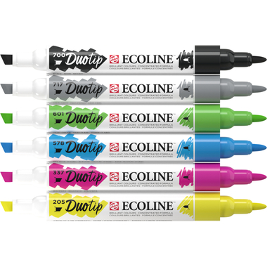 TALENS Ecoline Duotip Basis Set 11609910 6 Farben