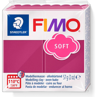 FIMO Plastilina Soft 57g 8020-T23 colori di tendenza, pink