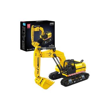 Mould King Mini-Bagger Baumaschinen-Modell aus Klemmbausteinen