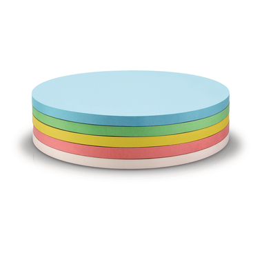 MAGNETOPLAN Carte Communic. rotondo 190mm 111151890 5 colori ass. 250 pezzi