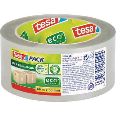 TESA Ruban d'emballage Eco 50mmx66m 58297-00000 5829700000 ultra strong trans.