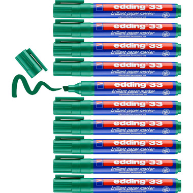 EDDING Marqueur permanent 33 33-4 vert