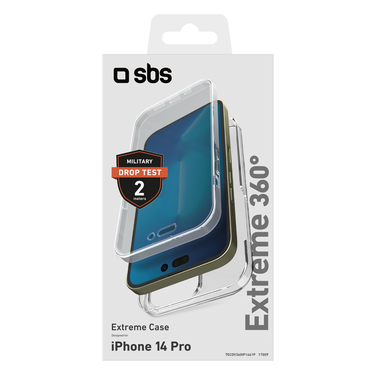 Cover 360° trasparente per iPhone 14 Pro
