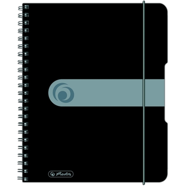 HERLITZ Collegeblock A5 11293768 Easy orga 5mm kar. schwarz