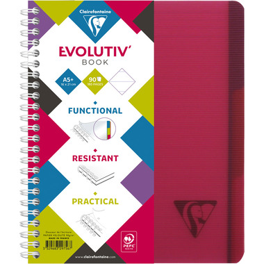 CLAIREFONTAINE LINICOLOR Quaderno A5+ 329756 L8+MC 90 fogli