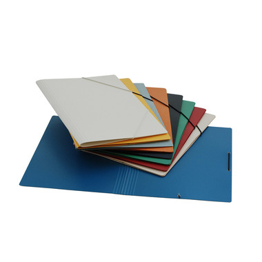 EROLA Gummibandmappe 800my A4 3228 braun Pressspan