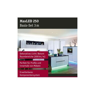 Paulmann Ruban à LED MaxLED 250 RGBW, 3 m Ensemble de base