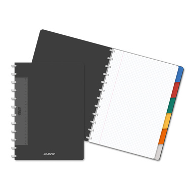 ADOC Classificatore ad annelli A4 6745.607 quadrettato 72 fogli