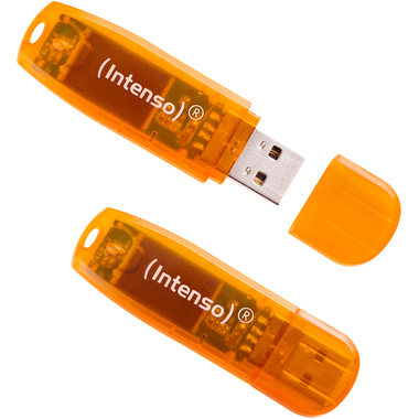INTENSO USB-Stick Rainbow Line Pack 3502492 2x 64GB orange