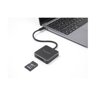 Delock Card Reader Extern USB-C 10 Gbps für SD Express