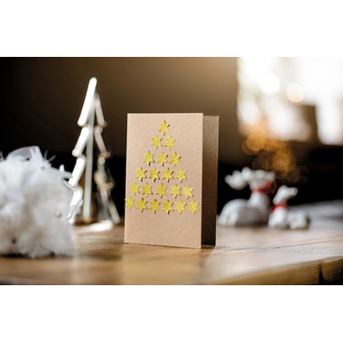 Z-DESIGN Sticker Creative Sterne 4112 gold 30 Stück/2 Blatt