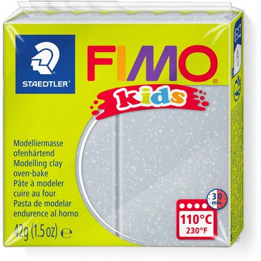 FIMO Knete Kids 42g 8030-812 silber glitzer