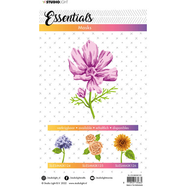 SIZZIX Maske 15x21x0.1cm MASK123 Blume