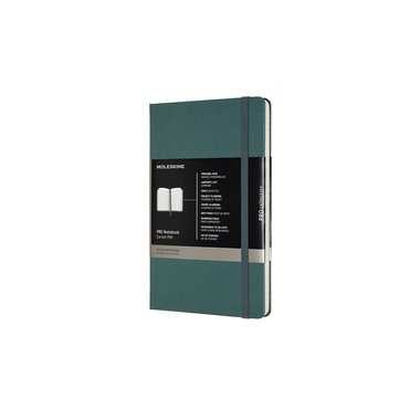 MOLESKINE Carnet PRO A4 647620763 vert, ligné 240 feuil.