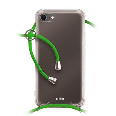 Coque transparente avec tour de cou pour iPhone 8 et iPhone 7
