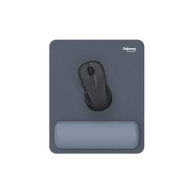 Fellowes Tappetino per mouse ergonomico Breyta con poggiapolsi Navy