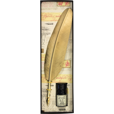 NEUTRAL Kalligraphie-Set 11387262/2 Gänsefeder gold