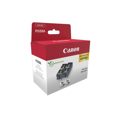CANON Twin Pack Tinte color CLI-36 TWIN PIXMA iP100 2x12ml