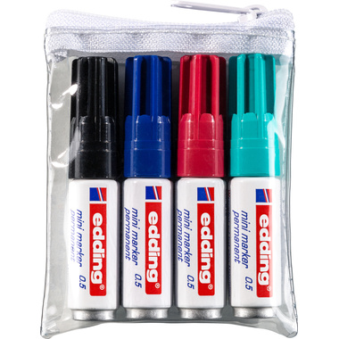 EDDING Mini Marker 0-E4 ass. 4 pezzi
