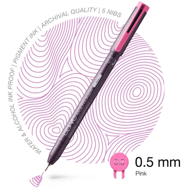 COPIC Multiliner 0.5mm 22075509 pink