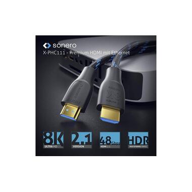 sonero Kabel Ultra High Speed HDMI 2.1 8K HDMI - HDMI, 2 m