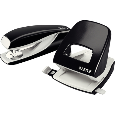 LEITZ Locher/Hefter WOW 5095 5095-10-95 schwarz, Bundle 30 Blatt