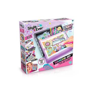 Canal Toys Set di artigianato Diamond Art 3 in 1 LED Case