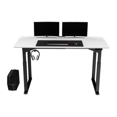 Ultradesk Gaming Tisch Uplift Schwarz/Weiss