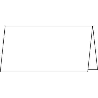 SIGEL Cartoline tavola 100x60mm DP047 bianco, 185g 40 pezzi