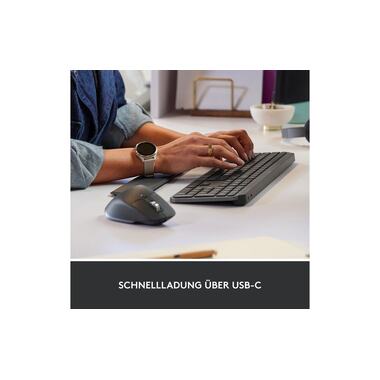 Set tastiera e mouse Logitech MX Keys Combo for Business 2ª gen.