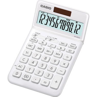CASIO Tischrechner JW-200SC-WE 12-stellig weiss