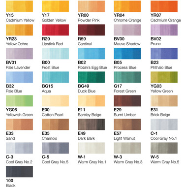 COPIC Marker Ciao 22075715 36 pz. Set Manga