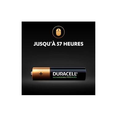 Duracell Batteria Ricaricabile Ultra PreCharged NiMH AAA 900 mAh, 2 pezzi